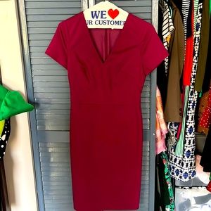 Mauve dress v neck short sleeve j.crew 00